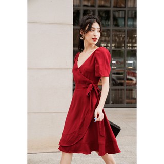OLV - Đầm kiểu Scarlet Wrapping
