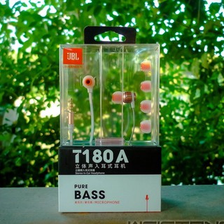 ❤ Tai nghe nhét tai thể thao JBL T180A siêu trầm thông dụng cho điện thoại