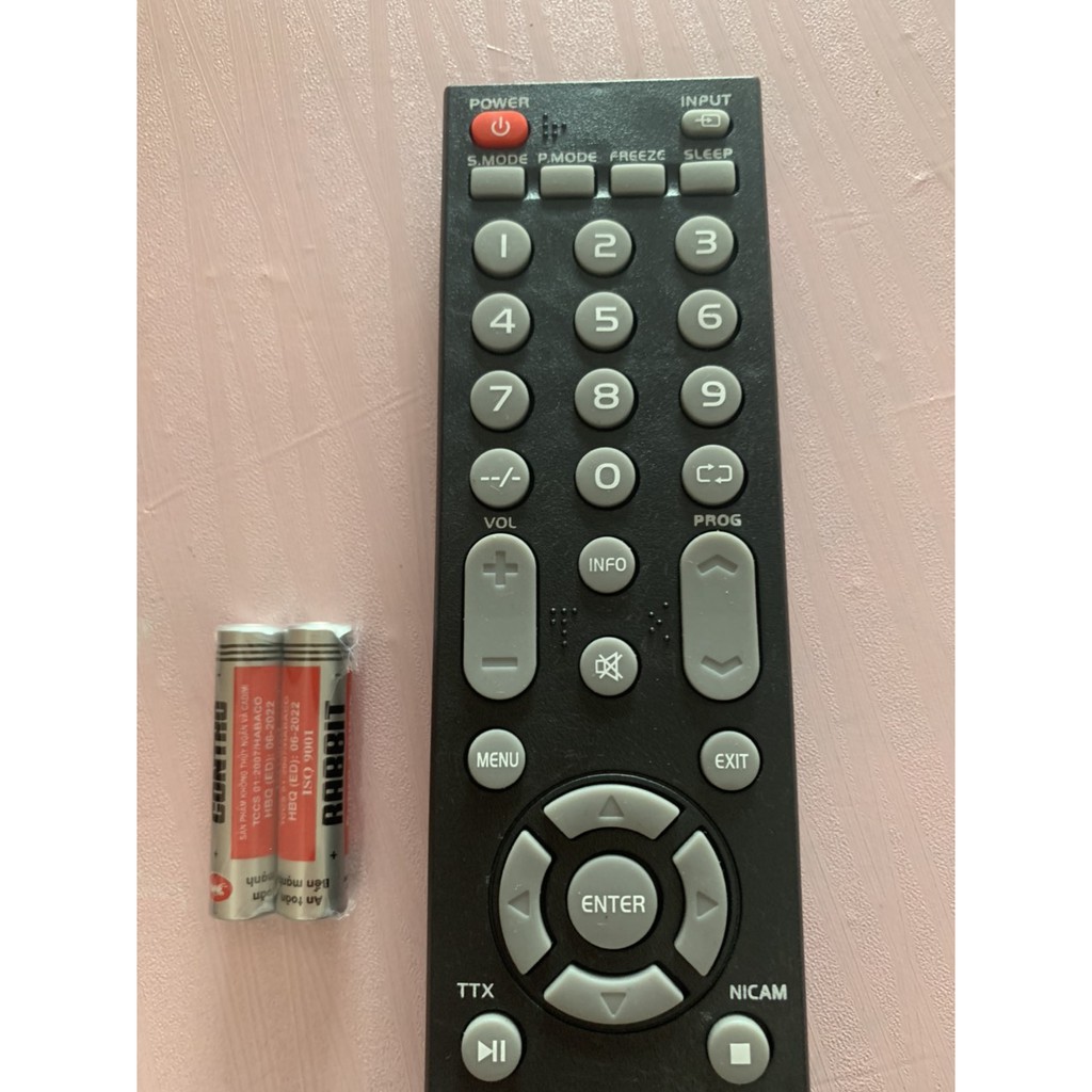 REMOTE ĐIỀU KHIỂN TIVI ASANZO THƯỜNG KIỂU 1