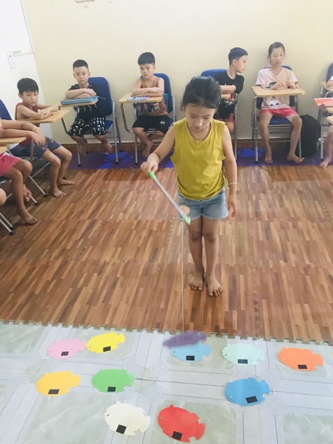 Bộ câu cá nam châm 12 con 2 cần