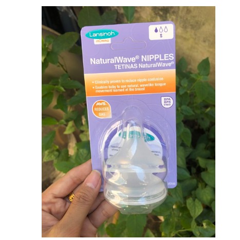 Rẻ vô địch - Núm Ty Thay Thế Bình Sữa Lansinoh S/M/F