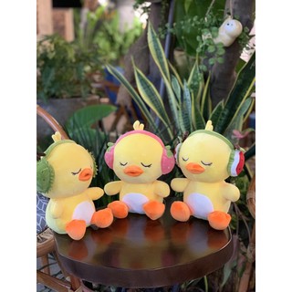 GẤU BÔNG VỊT CON ĐỘI NÓN BẢO HIỂM