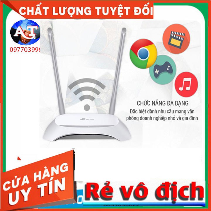 Bộ phát wifi tplink 840n Chính hãng - 2 Râu