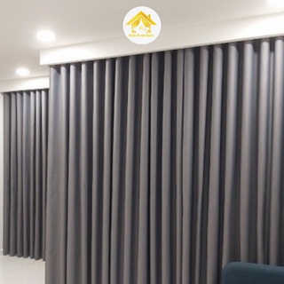 Rèm cửa chống nắng chất liệu vải gấm cao cấp bóng mịn - rèm phòng ngủ/ cửa sổ - vải trang trí decor phòng