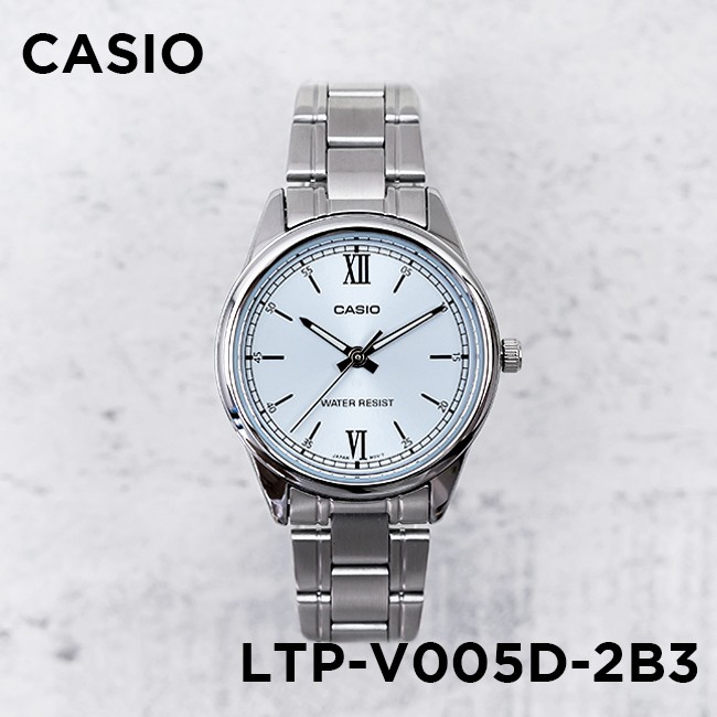 Đồng hồ nữ dây kim loại Casio chính hãng Anh Khuê LTP-V005D-2B3UDF (28mm)