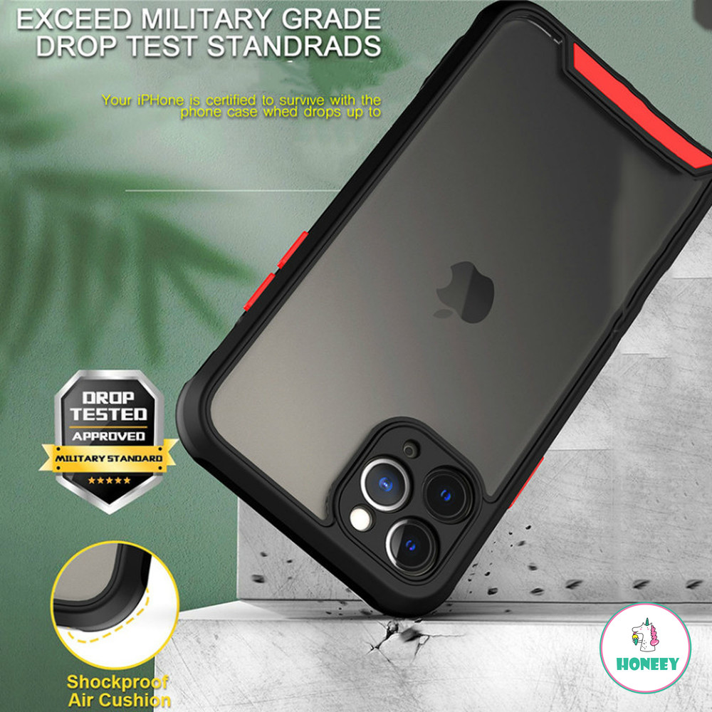 Ốp Điện Thoại TPU Mềm Trong Suốt Chống Sốc Compatible Cho iPhone 11 Pro Max X Xs Max XR 8 7 Plus SE 2020