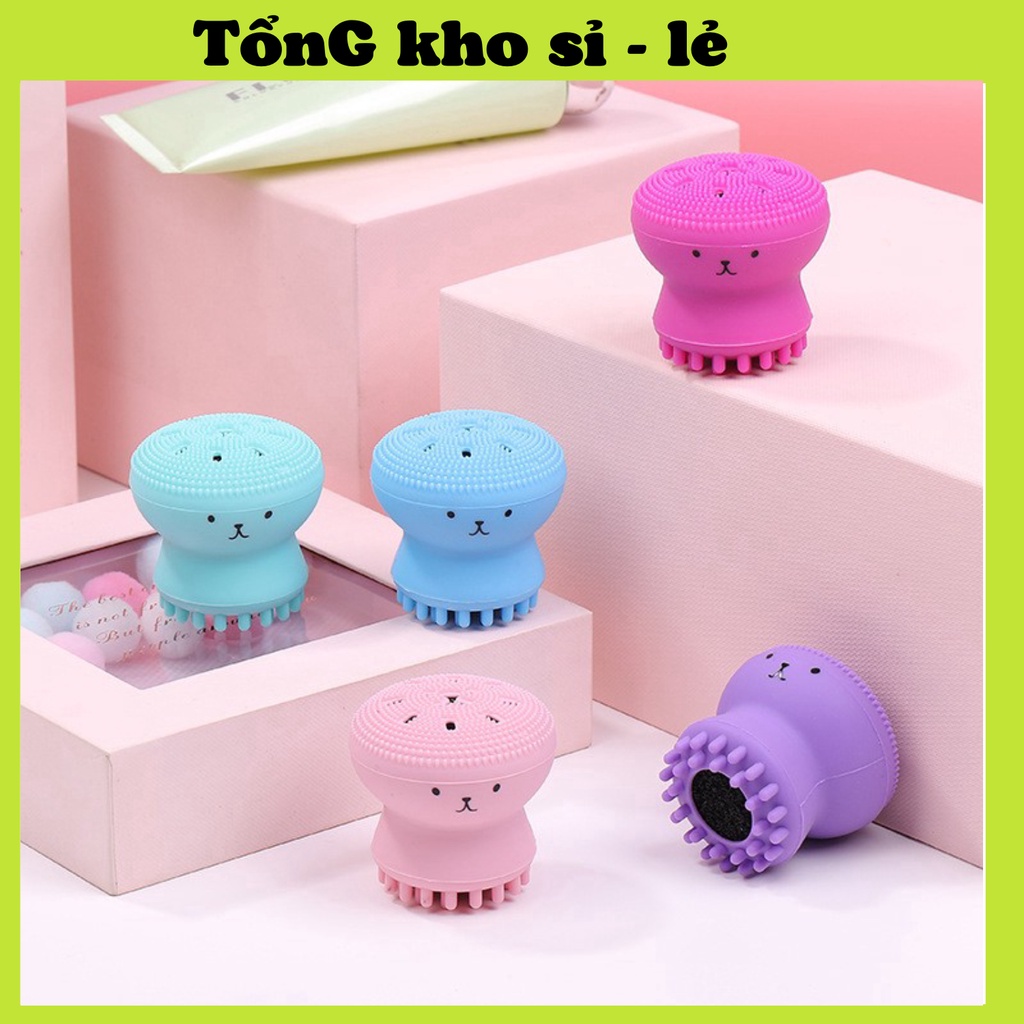 Mút Rửa Mặt Bạch Tuộc Phong Cách Hàn Quốc 1643 Tổng Kho Sỉ vp88
