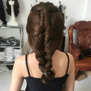 Tóc nguyên đầu thắc bím có sẵn tại shop