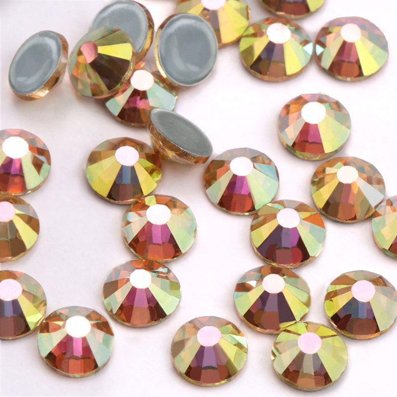 Đá Kim Loại Ánh Sáng Mặt Trời Nóng Bỏng Dùng Trang Trí Quần Áo DIY