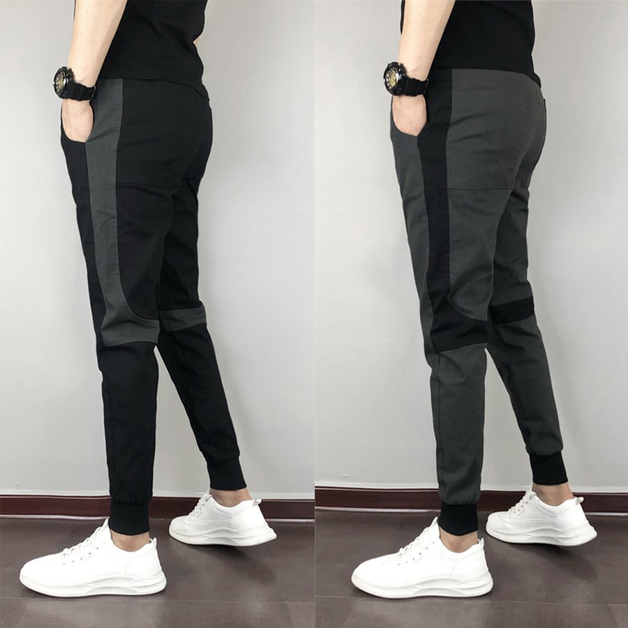 Quần Jogger Kaki Phối Viền Cao Cấp - Dáng Hàn Siêu Đẹp