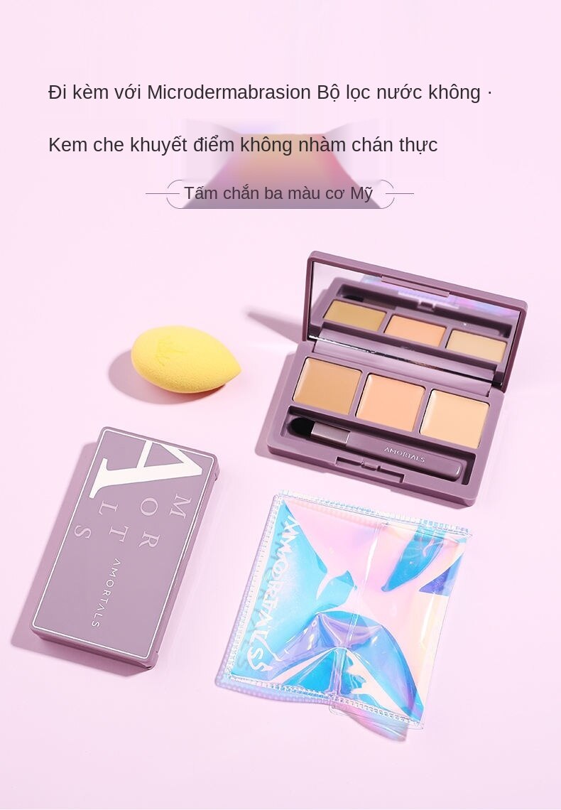 (Hàng Mới Về) Bảng Kem Che Khuyết Điểm Dạng Lỏng Kèm Cọ Tiện Dụng Chất Lượng Cao | BigBuy360 - bigbuy360.vn