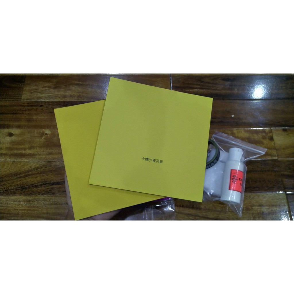 Combo hai mặt vợt bóng bàn REACTOR CORBO tím kèm keo sữa E. long 3 và 45 cm viền vợt TIBHAR