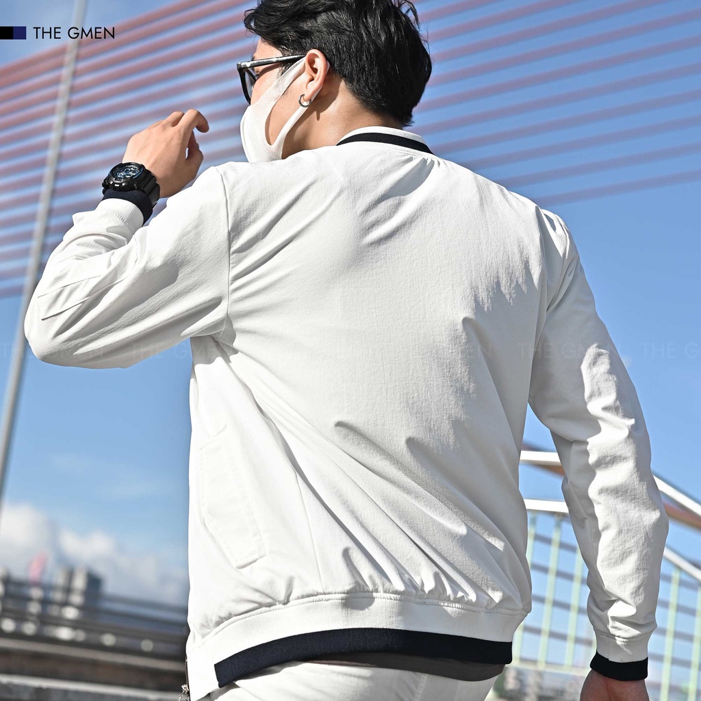 Áo khoác WIND BOMBER JACKET chất liệu gió, form Regular - THE GMEN ELEGANT EST 2017