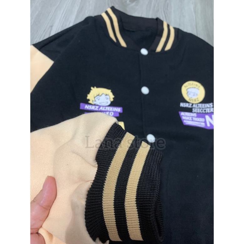 Áo Bomber Nỉ Tikkeo Chất Nỉ Mịn Đẹp Form rộng Unisex Nam Nữ Couple thời trang chất