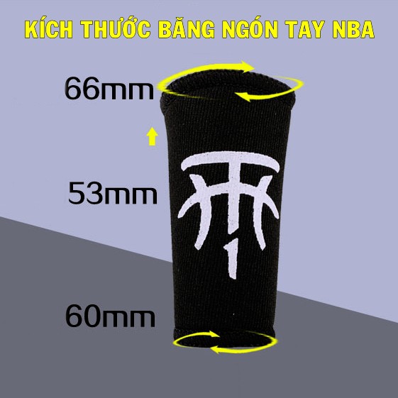 Băng Đeo Ngón Tay Bảo Vệ Ngón Tay Chơi Bóng Rổ Bóng Chuyền Tập Gym Logo NBA Kobe Curry Kyrie Jordan James Iverson Harden