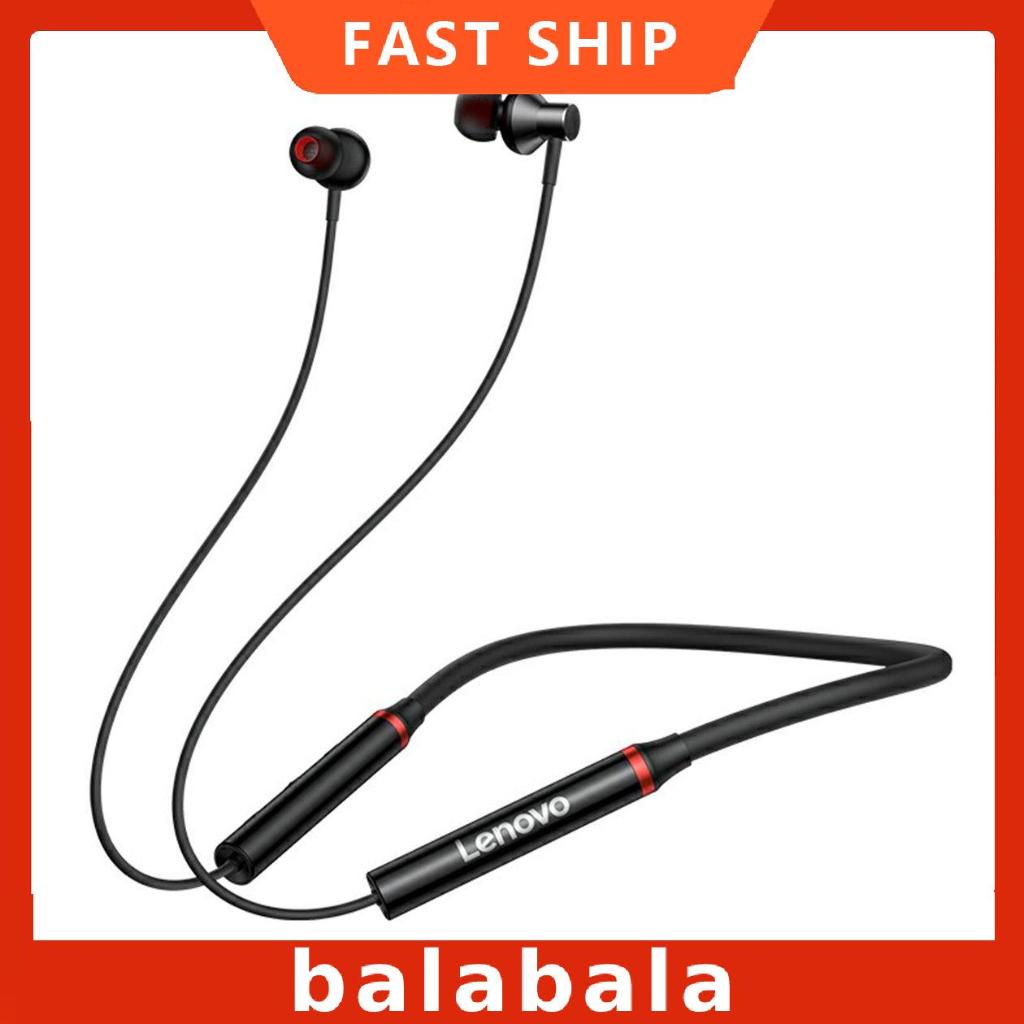 [BL]lenovo Wireless HE05X Earphones Waterproof Earbuds HiFi Sound Magnetic Earphones