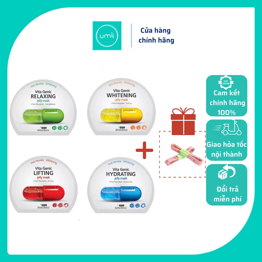 Mặt Nạ Giấy BNBG Vita Mask Phục Hồi, Cấp Ẩm, Dưỡng Trắng Hàn Quốc.