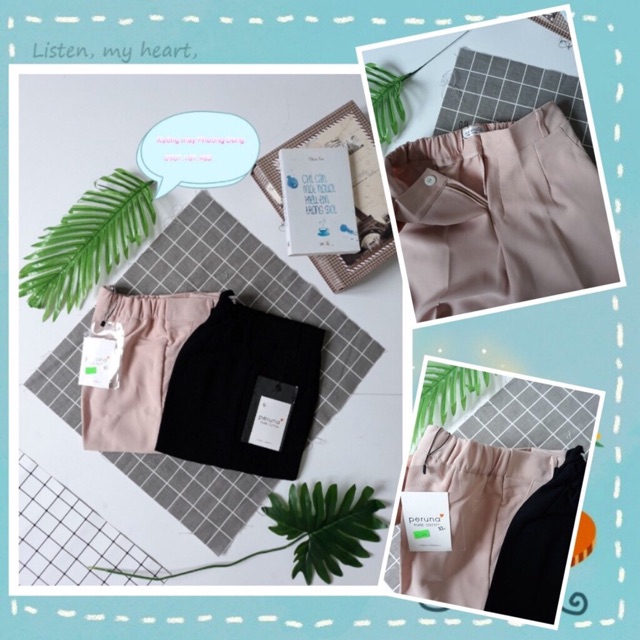 (Buôn sỉ giá tốt) QUẦN BAGGY CHUN SAU KHUY TRƯỚC