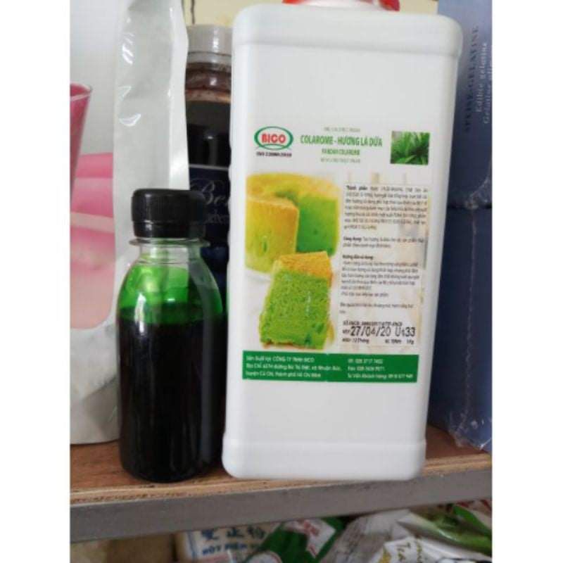 Hương Lá Dứa Có Màu BiCo Chai 100ml