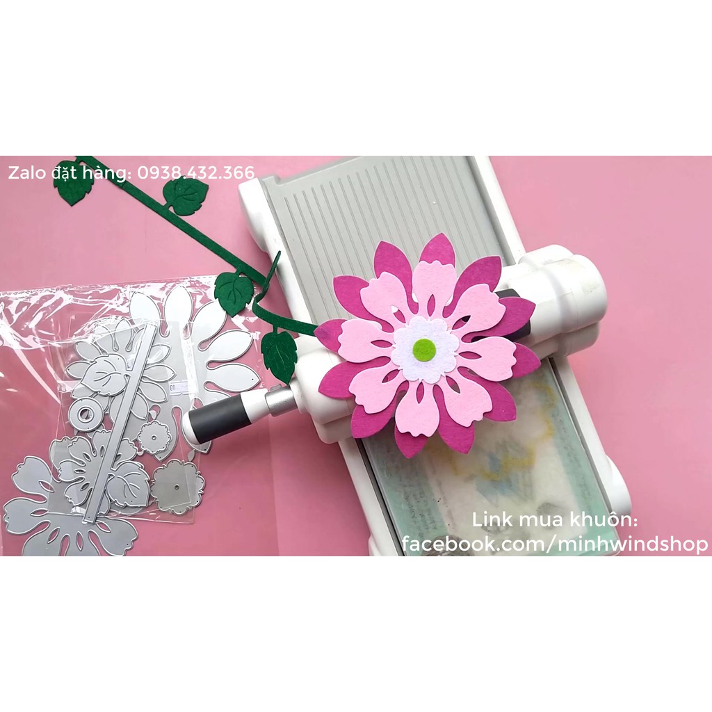A2, A3 - Khuôn Kim Loại Cắt Hoa Nhiều Chi Tiết Làm Rèm Treo Trang Trí