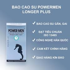 Bao cao su Power men Longer Plus, bao cao su bi gân gai lớn kéo dài thời gian quan hệ