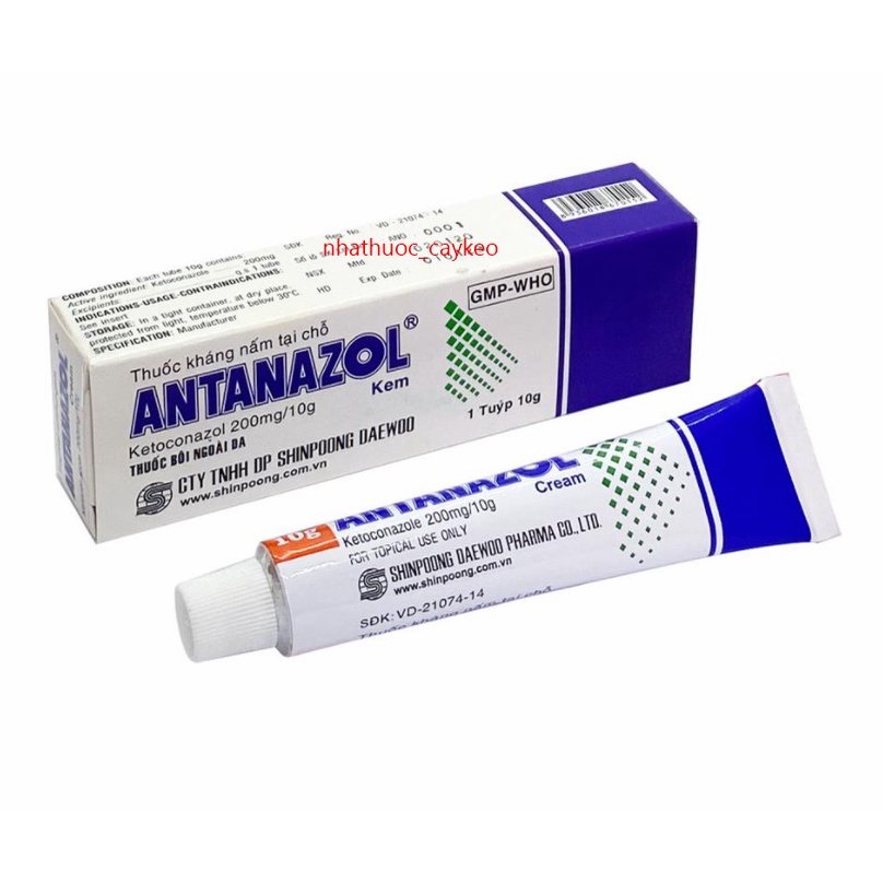 Antanazol Shinpoong bôi nấm Hàn Quốc (T/10gr)