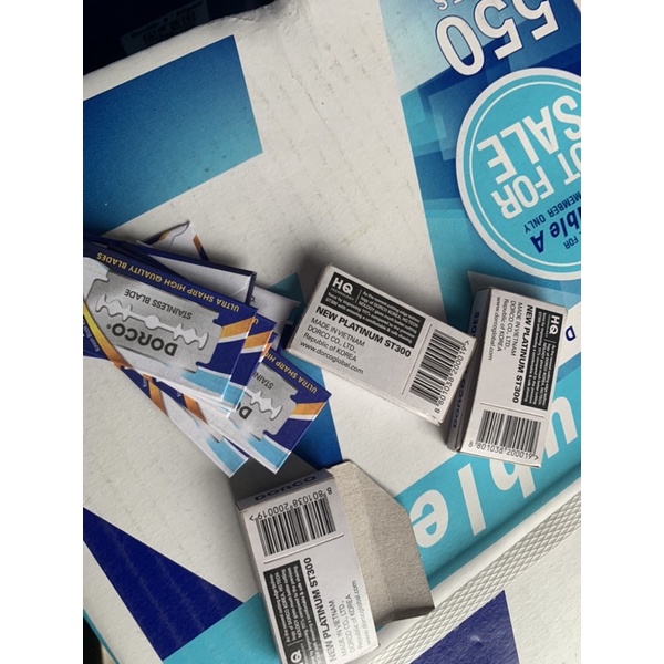 Hộp 10 Lưỡi dao lam  Hàn Quốc bền,sắc