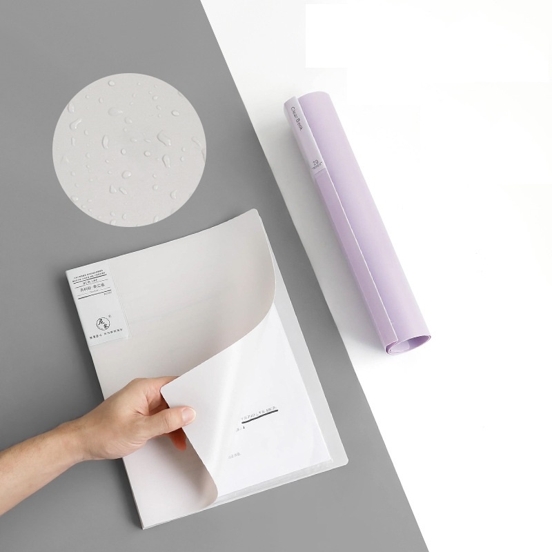 Bìa Nhựa File Lá Clear Book A4 8 Màu Molandi Đủ Loại 20/30/40/60/10 Lá