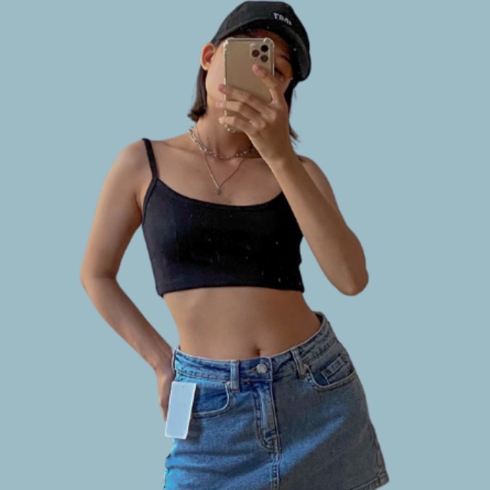 Áo 2 Dây Dáng ComfyTop Thun Gân Sofm Wear
