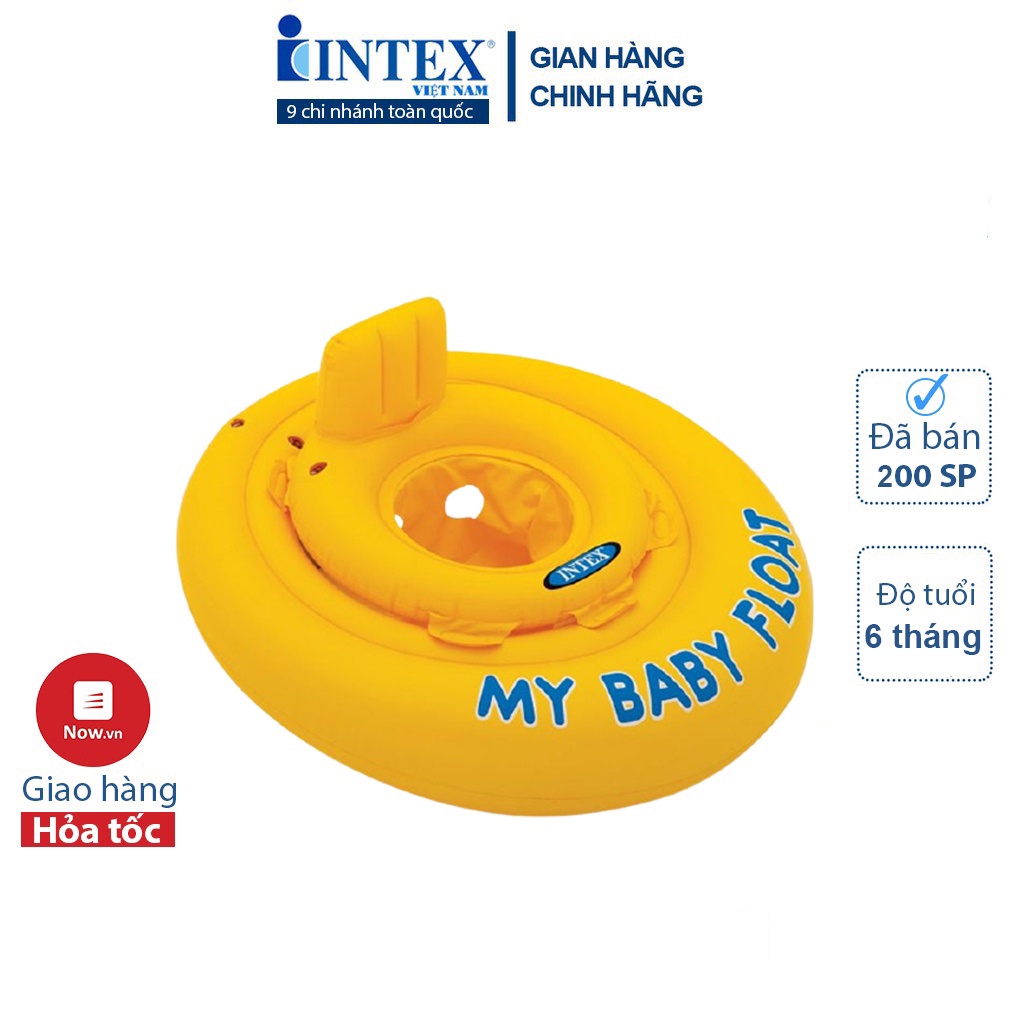 [LIFEMALL25015 - 12% đơn 250K] Phao bơi chống lật cho bé dưới 1 tuổi INTEX 56585