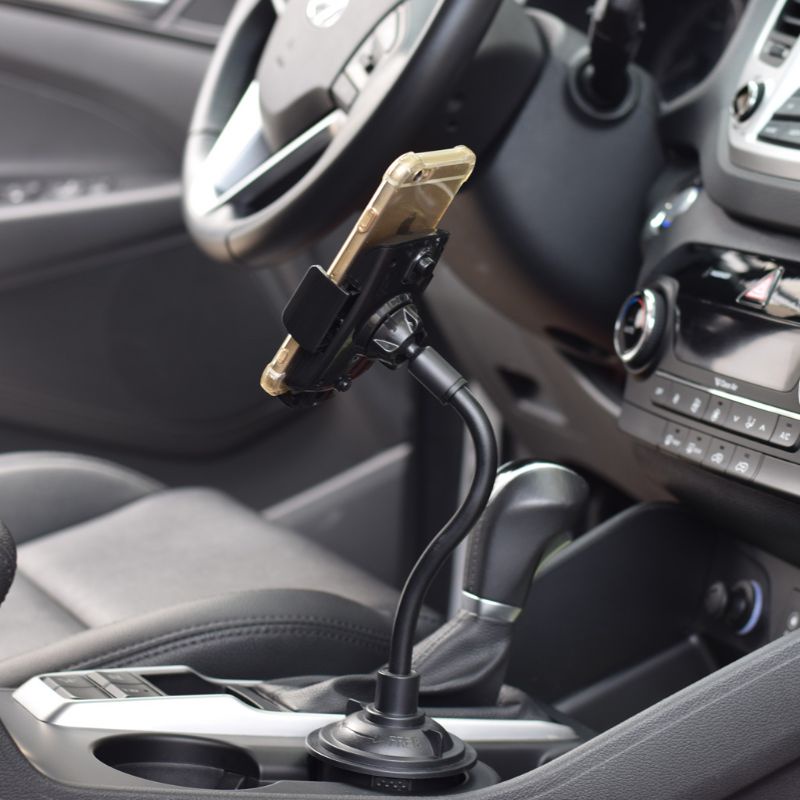 Giá Đỡ Điện Thoại / Cốc Nước Trên Xe Hơi Dễ Điều Chỉnh Kích Thước 3.5-6.7inch