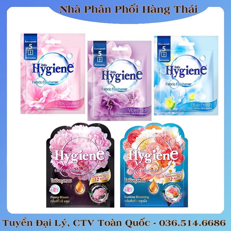Túi Thơm Hygien Treo Tủ Quần Áo, Treo Phòng - Hàng Nội Địa Thái