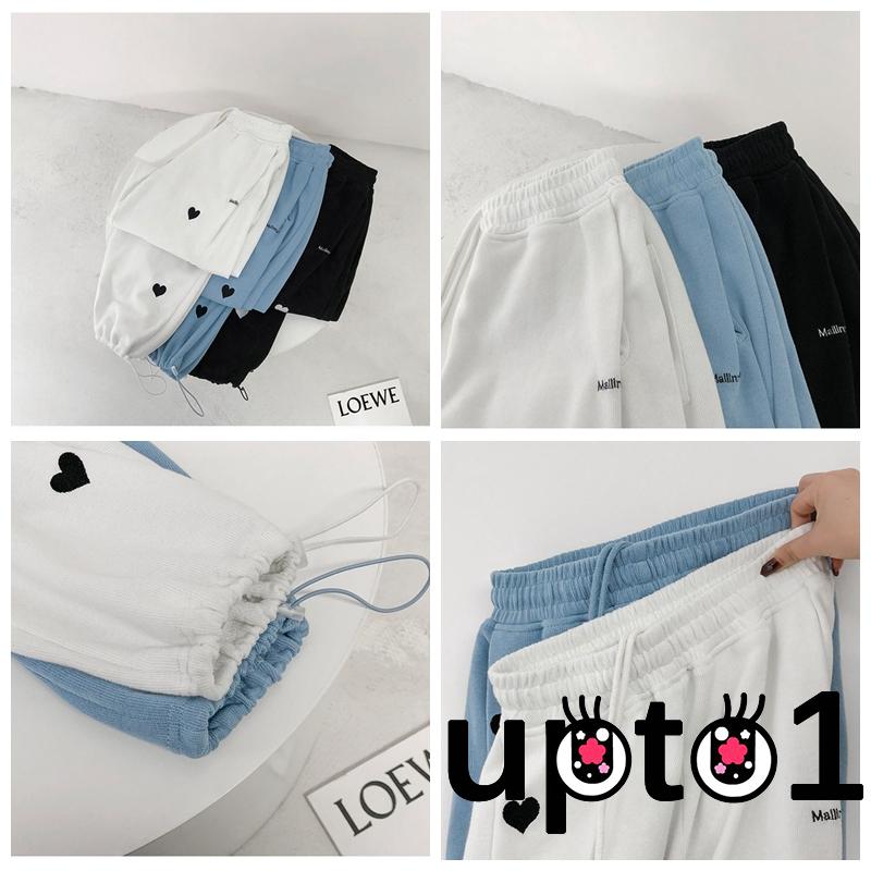 Quần Dài Nữ Ống Rộng Họa Tiết Trái Tim Thời Trang Cá Tính | BigBuy360 - bigbuy360.vn