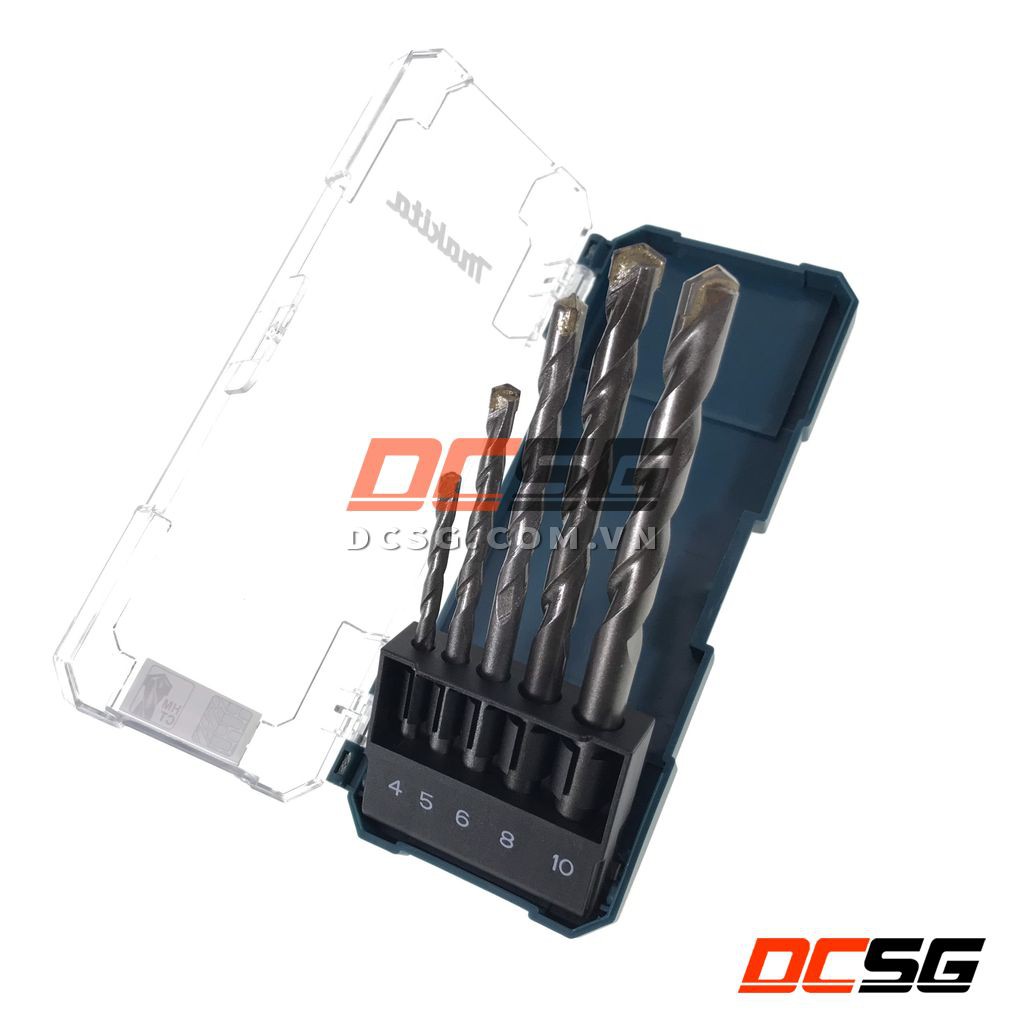 Bộ mũi khoan tường chân tròn 05 cái  Makita D-72877 | DCSG