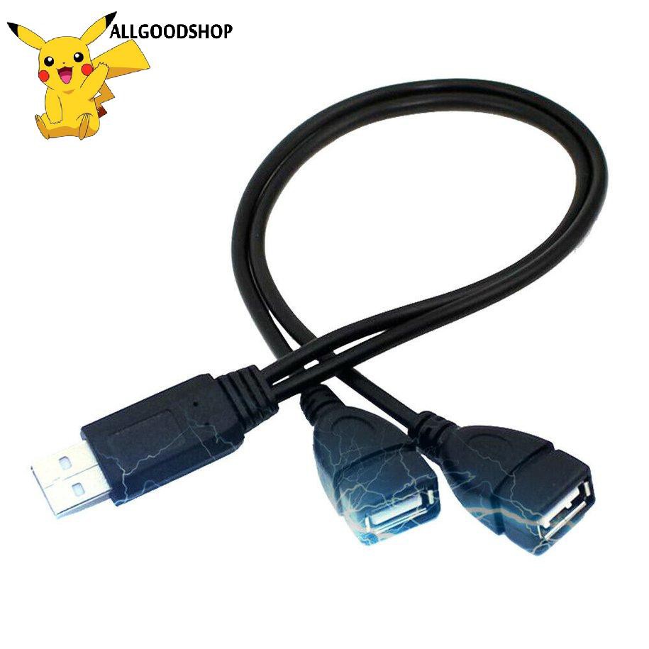 Dây cáp tiếp hợp chữ Y hai cổng USB 2.0 đầu âm tiện dụng và bền