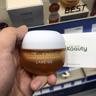 Kem dưỡng trắng da làm mờ đốm nâu LANEIGE Radian-C Cream 30ml