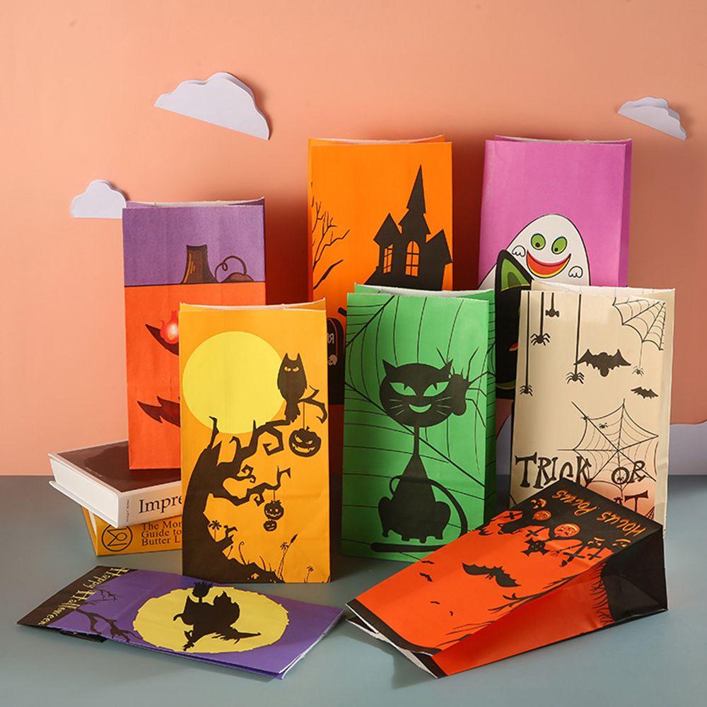 Set 10 Hộp Giấy Kraft Đựng Kẹo Trang Trí Lễ Hội