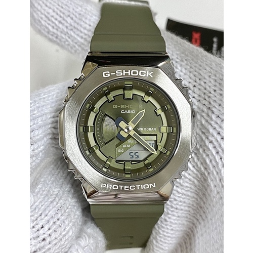 Đồng Hồ Nữ Dây Nhựa Casio G-Shock GM-S2100-3ADR Chính Hãng GM-S2100-3A