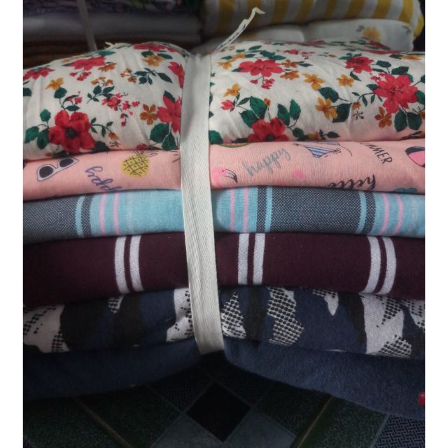 Vải cotton  và lụa