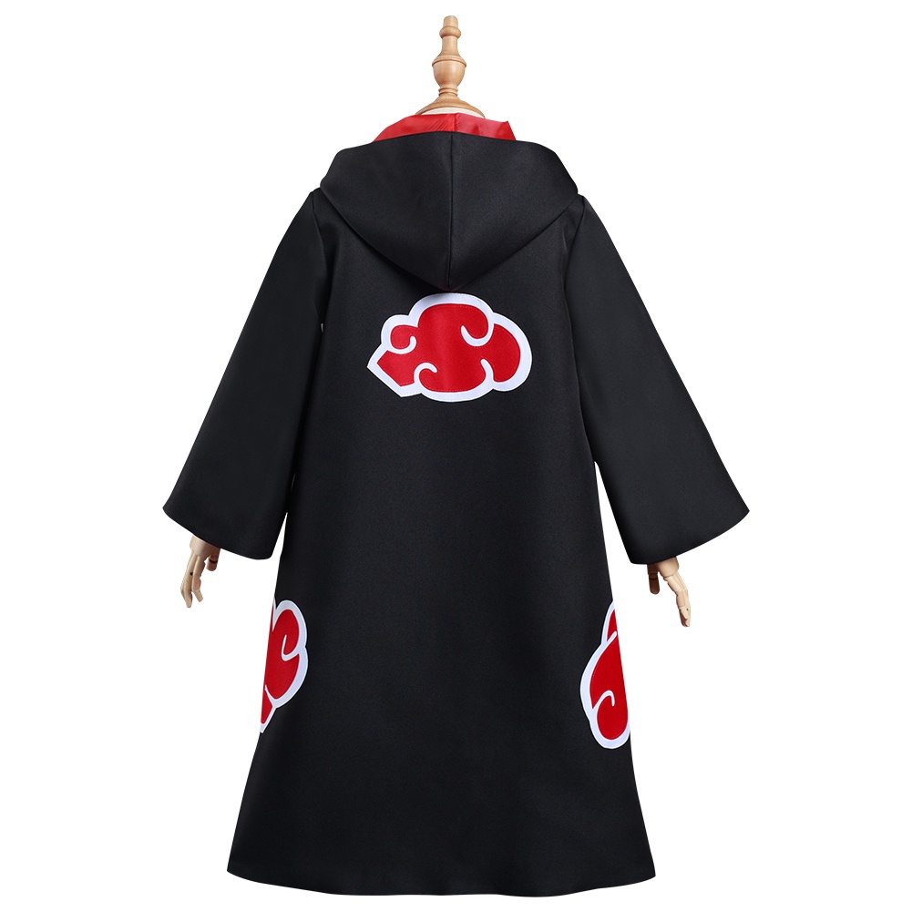 Bộ Đồ Hóa Trang naruto akatsuki Có Mũ Trùm Phối Khóa Kéo Cá Tính Cho Bé Dịp halloween