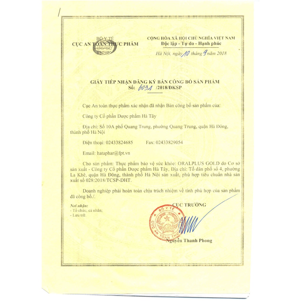 Oralplus Gold New - Kích thích trẻ ăn ngon sau 3-7 ngày- Hộp 20 ống x 10ml