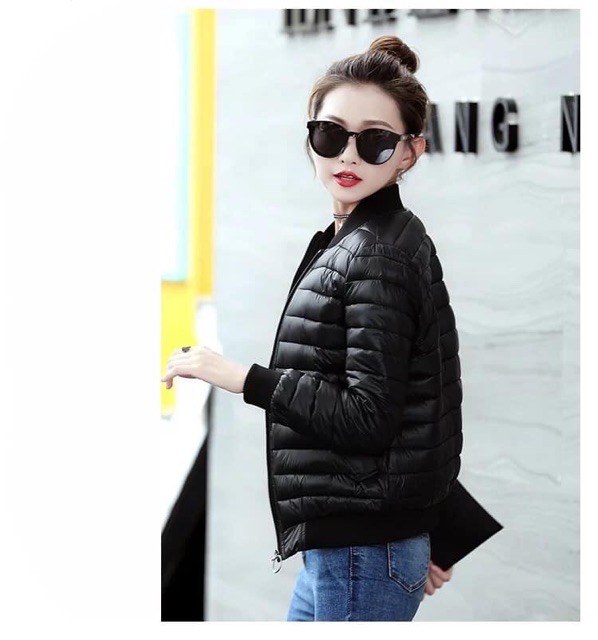 Áo phao lông vũ bo gấu