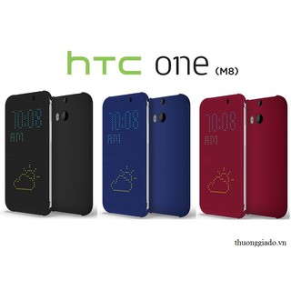 BAO DA HTC One M8 DOT VIEW, HTC HC M100 CHÍNH HÃNG