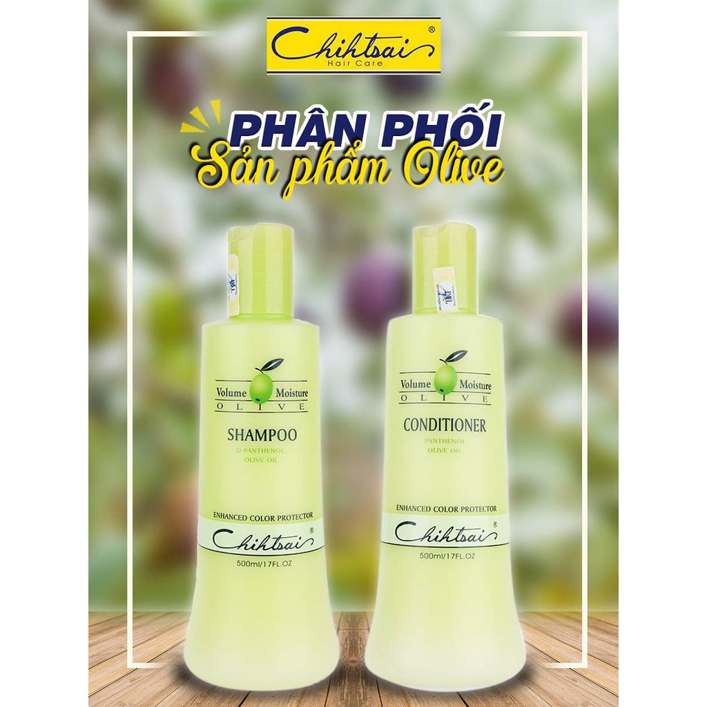 DẦU GỘI HOẶC DẦU XẢ CHIHSAI OLIVE 500ML