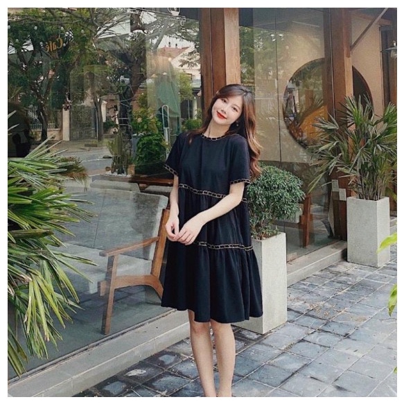 Váy Bầu_Đầm Bầu thiết kế sang trọng,lịch sự siêu xinh, Hàng loại 1( ảnh cận chất )