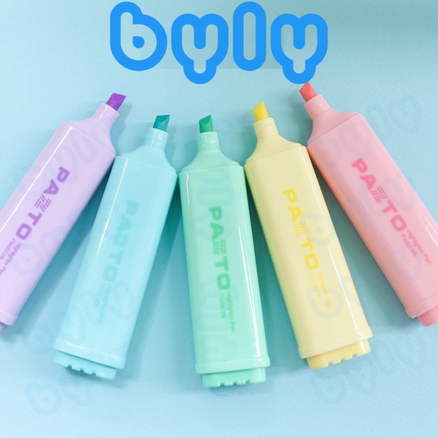 Bút dạ quang cây lớn màu pastel FO-HL009 𝑻𝒉𝒊𝒆̂𝒏 𝑳𝒐𝒏𝒈 - ByLy Store