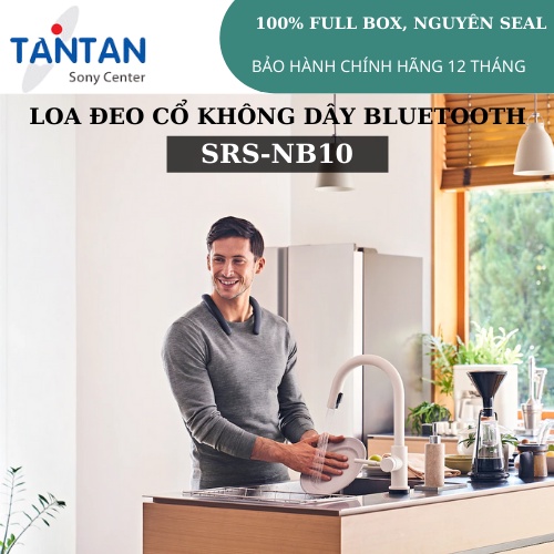 LOA ĐEO CỔ BLUETOOTH SONY SRS-NB10 - Type C - Kháng nước IPX4 - Âm thanh 360 độ