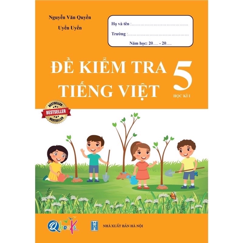 Sách - (Combo 2 tập) Đề Kiểm Tra Tiếng Việt 5