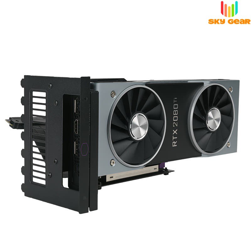 Bộ Giá dựng VGA CoolerMaster Universal Vertical GPU Holder Kit V2, hỗ trợ dựng đứng card màn hình VGA