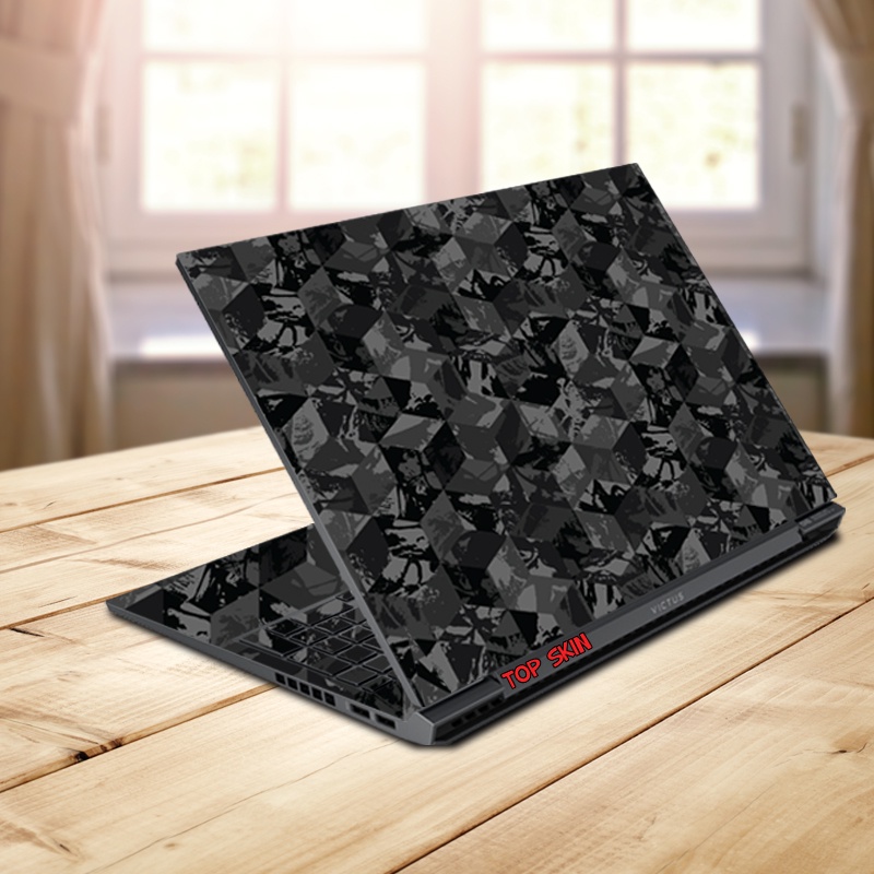 Miếng Dán Laptop - Mẫu Urban Camo black  siêu ngầu - Có mẫu dán cho tất cả các dòng máy Laptop...